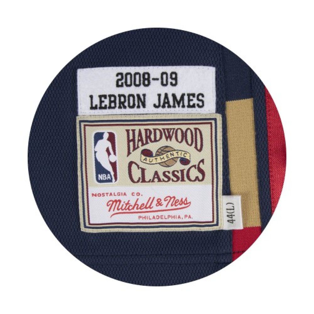 Men's Cleveland Cavaliers LeBron James #23 Throwback Navy 2008-09 Hardwood Classics Jersey-Pro Kit Vault | Brand New 26/27 Sports Jerseys